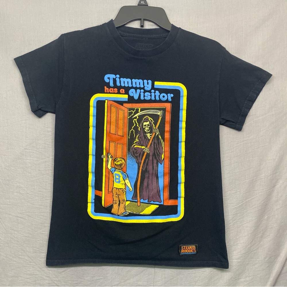 Steven Rhodes Graphic T-Shirt‎ Black Kids Size | S